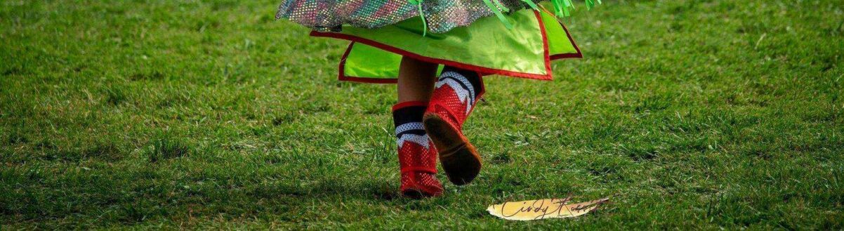 Traditional dancer at Rama Powwow celebration